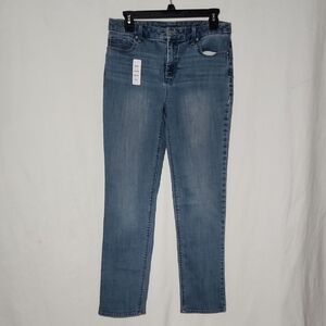 Chico's Denim Blue Straight Leg Jeans